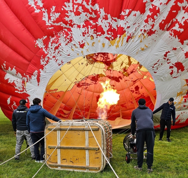  Montaje del globo