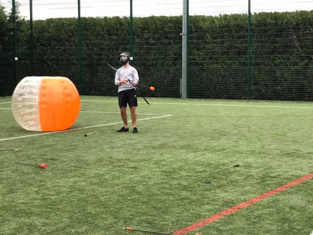 Preparándonos para disparar algo con flechas