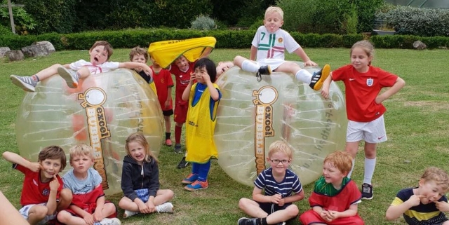 Bubble Football Junior para grupos en Leeds 1h