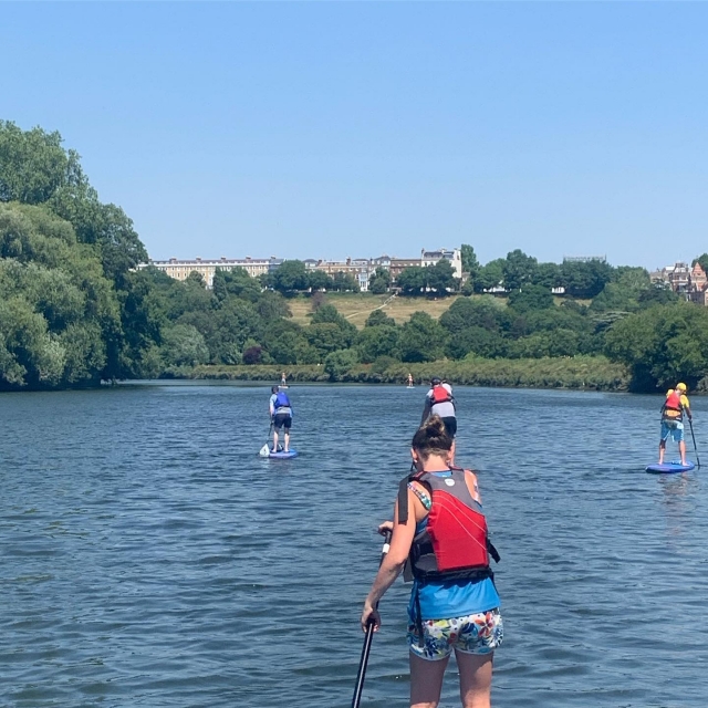  Climón fantástico para practicar paddle board.