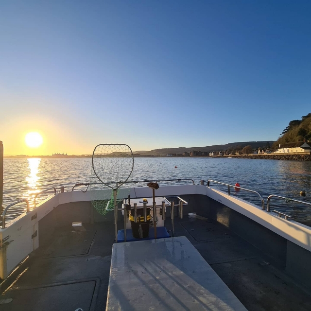  El hermoso barco y el paisaje increíble 