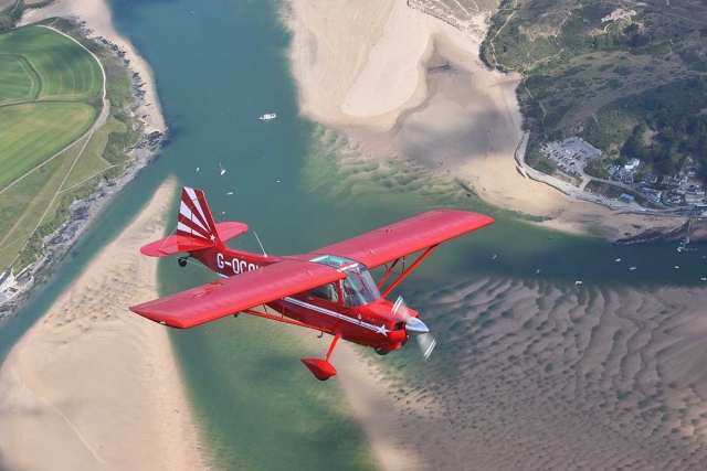 Volando sobre los cielos de Devon 