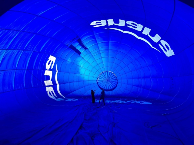 Preparando su globo 