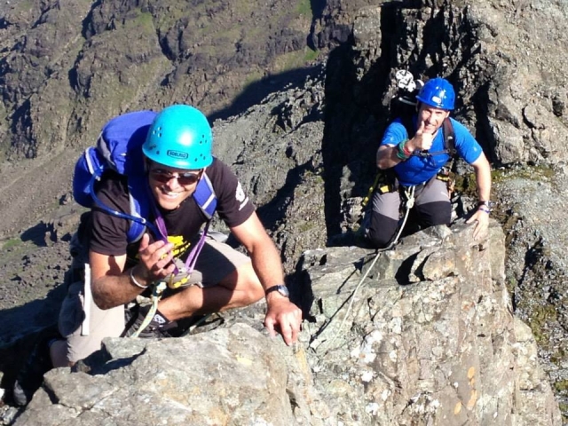 Escalada en las montañas Torridon