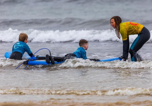  Aprendiendo a surfear 