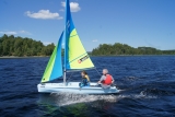 Lección privada de vela en Loch Insh duranle 1 hora