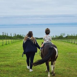 Paseo en pony de 30 minutos en Orchard para menores de 5 años, Exmoor