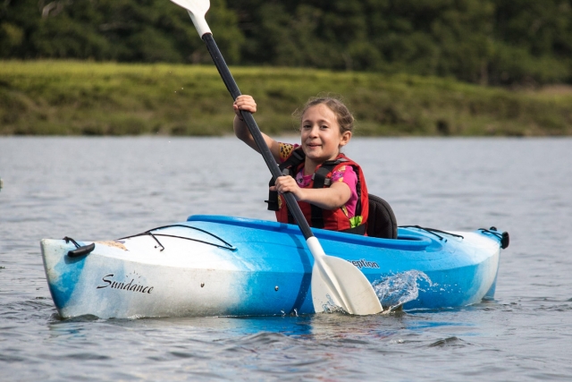 Kayak para niños (8+ años) en el río Spey 2h