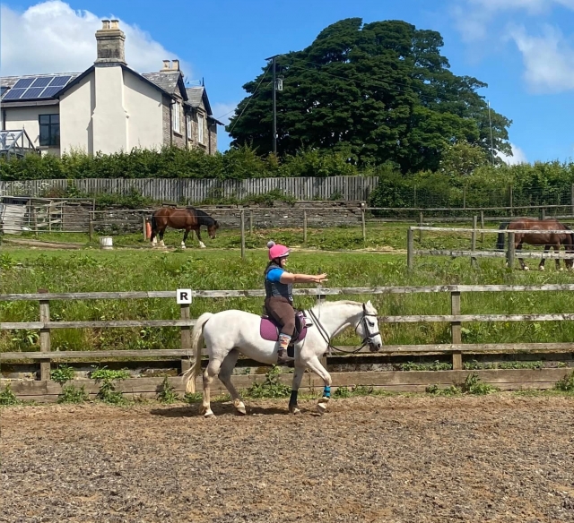 Aprendiendo a subir a caballo 