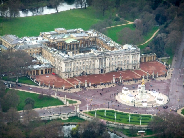 Vistas aéreas de los lugares emblemáticos de Londres