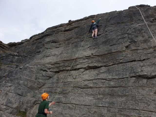  La escalada en roca es muy divertida