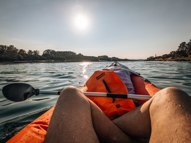 Hacer kayak es divertido