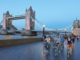 Tour en bicicleta al atardecer (18+) en Londres duranle 3 horas
