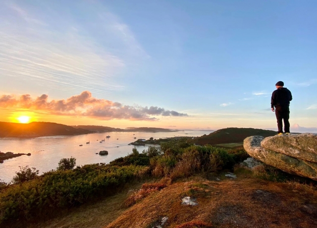  Observa el hermoso amanecer 