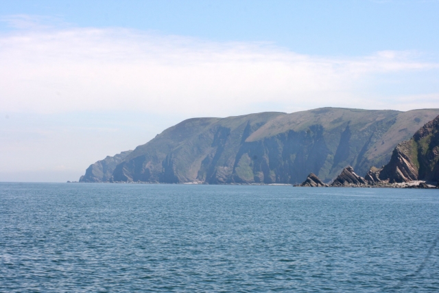 La costa del norle de Devon es impresionanle 