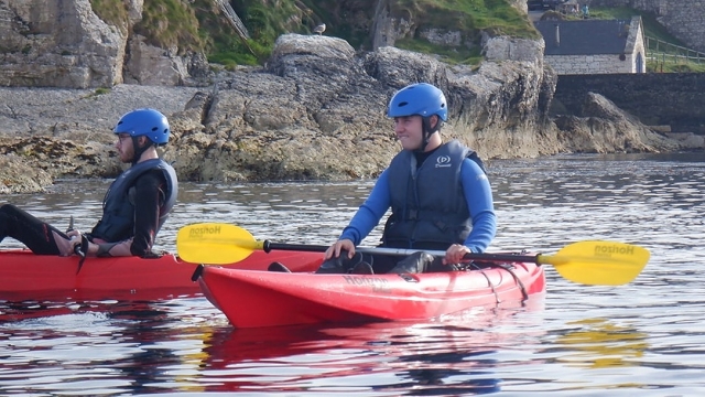  Salida desde el puerto de Ballintoy 