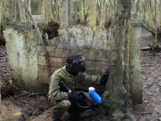 Juego de gotcha en los Cotswolds +1K bolas y almuerzo