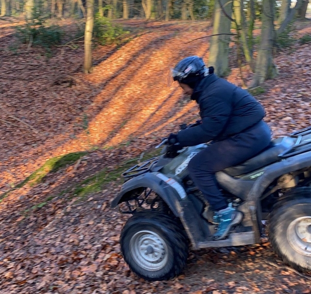 Andar en Cuatrimoto es divertido