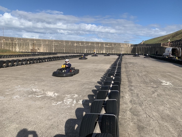 Carrera en nuestra pista de karting
