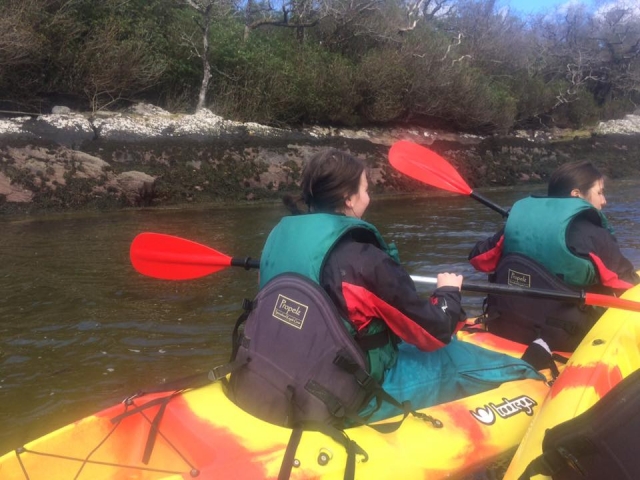  ¡Kayak juntos! 