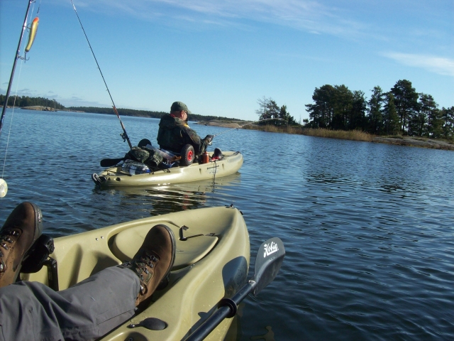 Pesca mientras remas