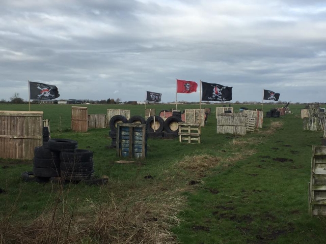 El campo de gotcha pirata