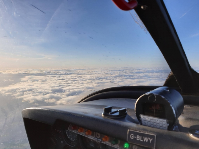 Vista desde la cabina