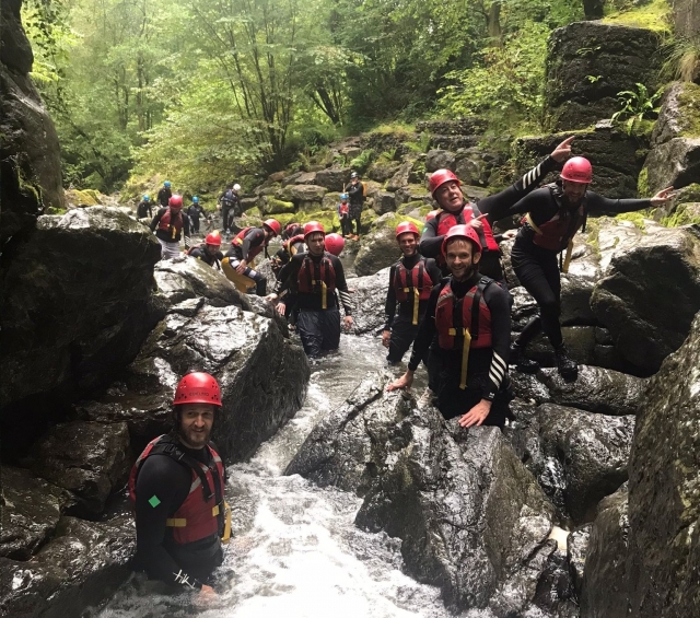 Caminar por las gargantas es divertido 