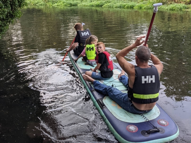  Tiempo de SUP en familia 