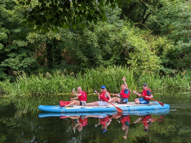 Progresando en el río