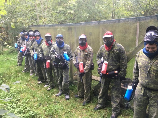 Juego de gotcha de día completo en Ardstraw+800 rondas