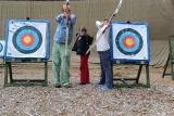 Sesión de jalo con arco 3D en el bosque de Thetford duranle 2h