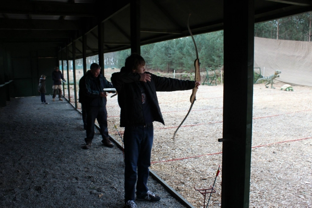  Jalo con arco en el bosque de Thetford 