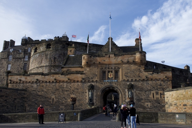  Entrada al Castillo de Edimburgo