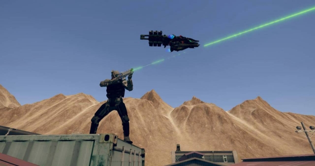 Juego VR de invasión alienígena 