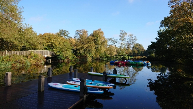  Base en el río Leam