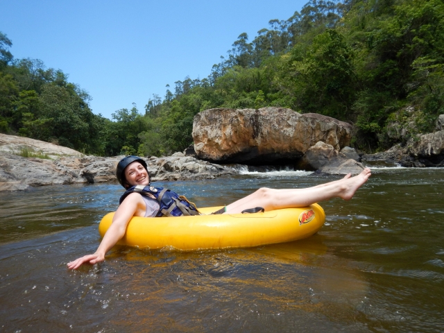 Tubing de rápidos en Escocia 