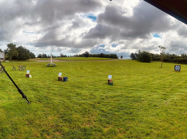  Campo de golf de jalo con arco