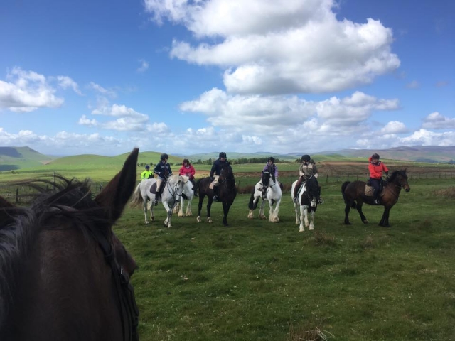  Pbaños a caballo por el valle de Ceiriog 