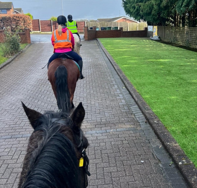 Algunos de nuestros alumnos salen a pasear 