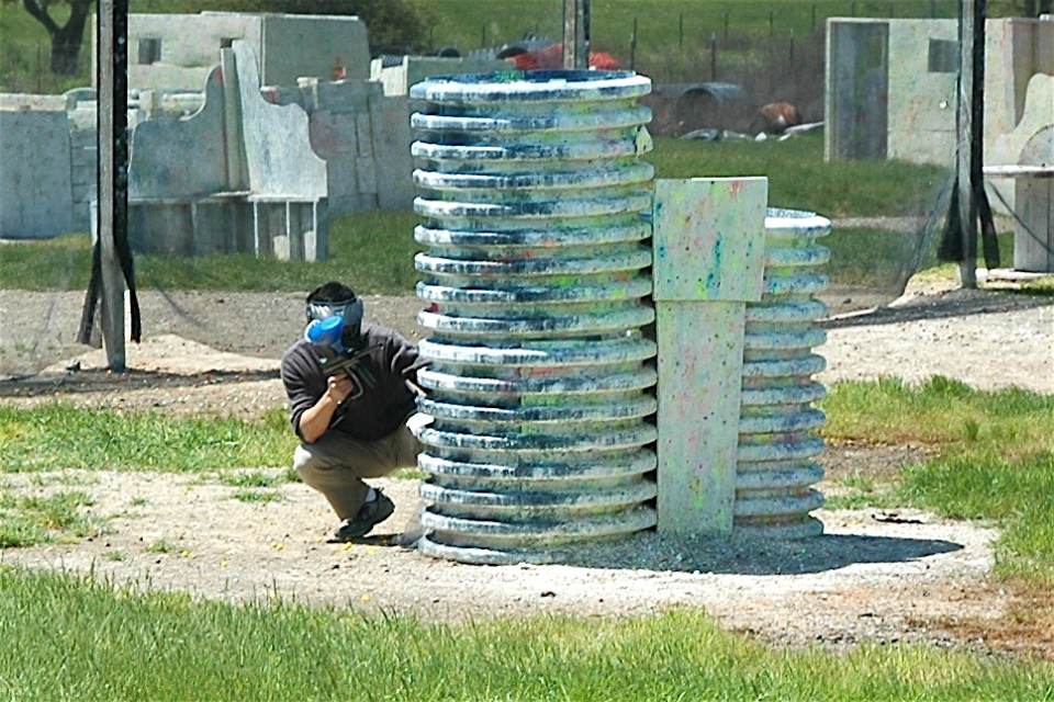 Apuntando con una marcadora Apuntando con una marcadora