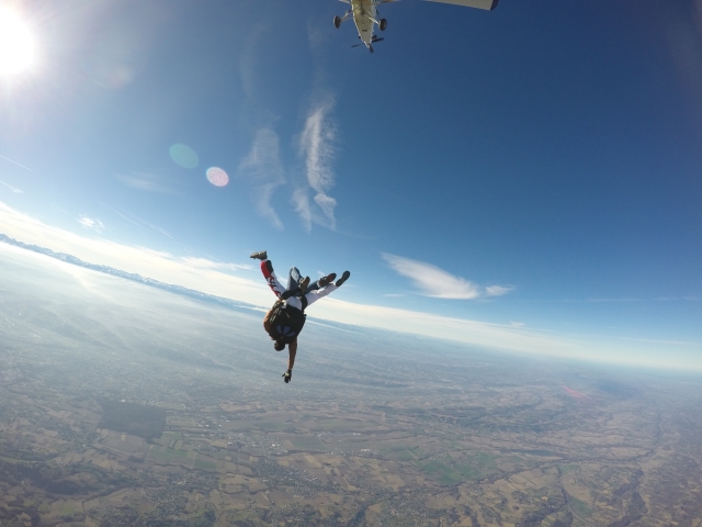 Opinión de Pili sobre Salto tándem en paracaídas 4000 metros en Pau