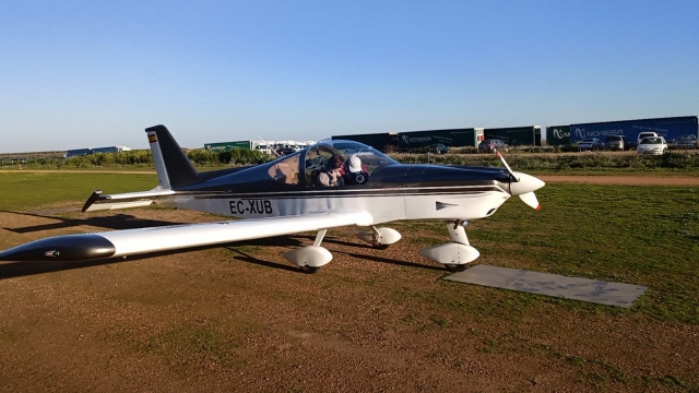 Opinión de Carolina sobre Bautismo de vuelo en avioneta en Badajoz 30 min