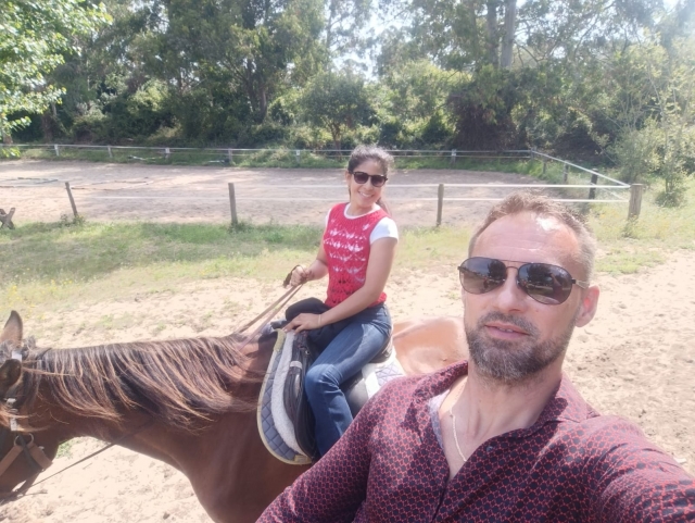 Opinión de Daciana sobre Paseo a caballo en la playa de Laredo, 1h