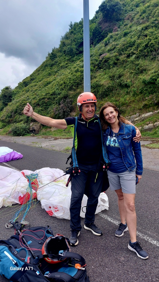 Opinión de VIVIANA sobre Vuelo en parapente y vídeo Valle del Baztán,20 min