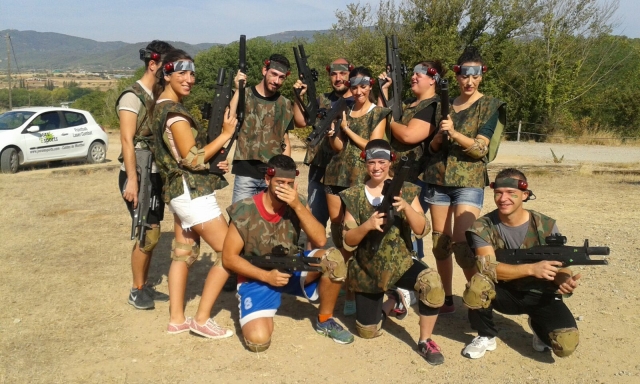 Opinión de Nuria sobre Despedida de soltero con Laser Combat en Caldes