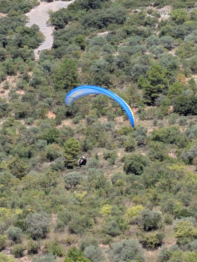 Opinión de Phaedra, sobre Vuelo en parapente en Igualada 20-25 minutos