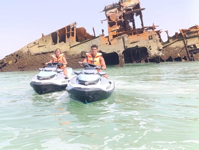 Opinión de Silvia sobre Ruta guiada en jet ski a Piedra Salmedina, 1h