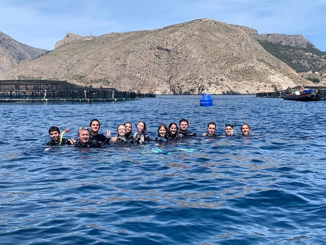 Listos para practicar snorkel