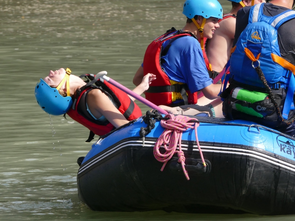 Rafting en el río Gállego